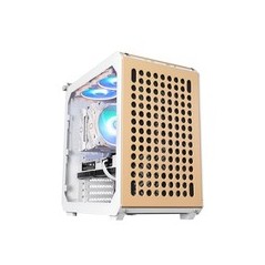 Cooler Master Qube 500 FLATPACK Tower Udvidet ATX Grøn Pink Hvid Fløde